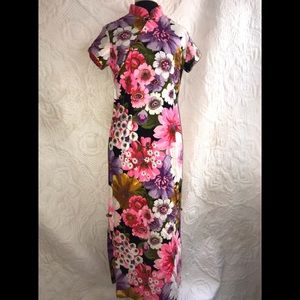 Vintage Sun Fashions of Hawaii Honolulu long dress